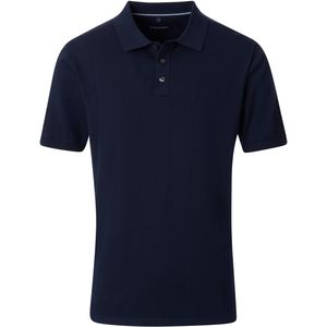 Casa Moda - Polo Knitted - Poloshirt - Donkerblauw - Katoen - Korte Mouw