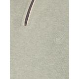 Casa Moda - Casual Half-Zip Sweater - Turquoise - 100% Katoen