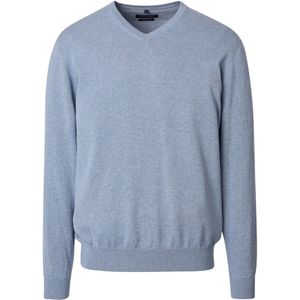 Casa Moda - Pullover V-Hals - Lichtblauw - Heren - Regular-Fit