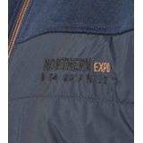 Casa Moda - Sportief Vest - Donkerblauw - Gewatteerde Voorzijde - Heren