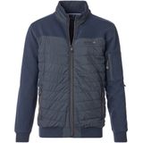 Casa Moda - Sportief Vest - Donkerblauw - Gewatteerde Voorzijde - Heren