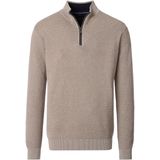 Casa Moda - Halfzip Trui - Beige - Schipperstrui