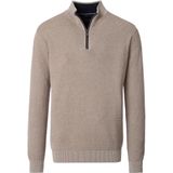 Casa Moda - Halfzip Trui - Beige - Schipperstrui