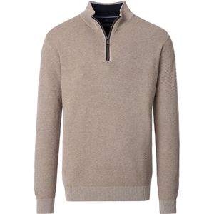 Casa Moda - Halfzip Trui - Beige - Schipperstrui