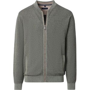 Casa Moda Vest groen (Maat: S) - Halslijn: Opstaande kraag,