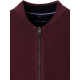 Casa Moda - Vest Zip Structure - Bordeaux - Heren