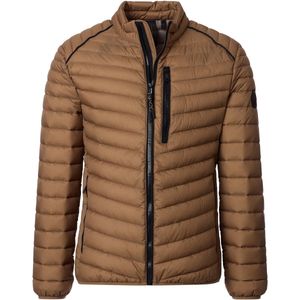 Casa Moda - Tussenjas - Bruin - Effen Puffer - Borstzak