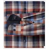 Casamoda - Casual Hemd Lange Mouw - Grijs - B.D. Casual Fit 454488100/750