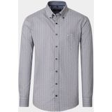 Casa Moda Heren overhemd lange mouw groen (Maat: S)