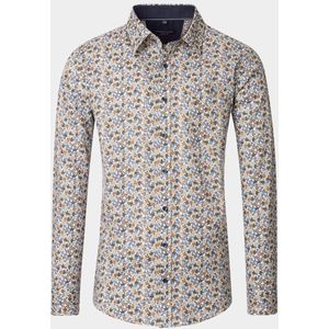 Casamoda - Casual Fit - Herenoverhemd - Blauw - Lange Mouw