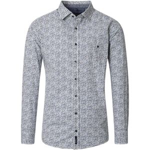 Casamoda - Casual Fit - Hemd - Groen - Lange Mouw - 100% Katoen