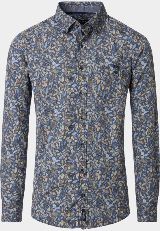 Casa Moda - Casual Fit - Overhemd - Donkerblauw
