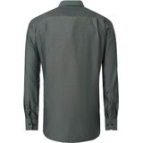 CASA MODA - Comfort Fit Overhemd - Groen met Blauw Mini Dessin - Strijkvriendelijk