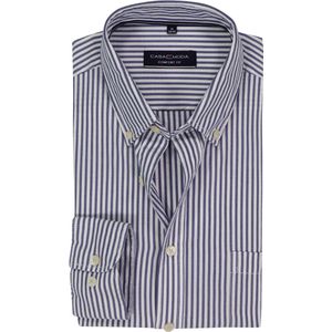 Casa Moda - Casual Overhemd - Blauw - Gestreept