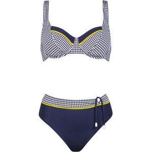 Lidea Squares Bikini Blauw 40 E