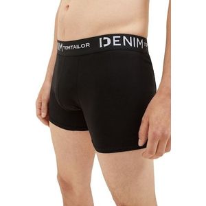 TOM TAILOR denim hipster boxershorts voor heren in triple pack met stretch, 29999-Zwart