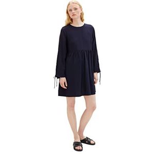 TOM TAILOR-denim denim mini-jurk voor dames met vetersluiting