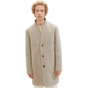 TOM TAILOR Denim Heren 1037399 jas, 30501-Light Brown Melange, XL, 30501 - Lichtbruin Melange, XL