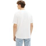 Tom Tailor T-shirt Basis T Shirt 1037655xx12 20000 Mannen