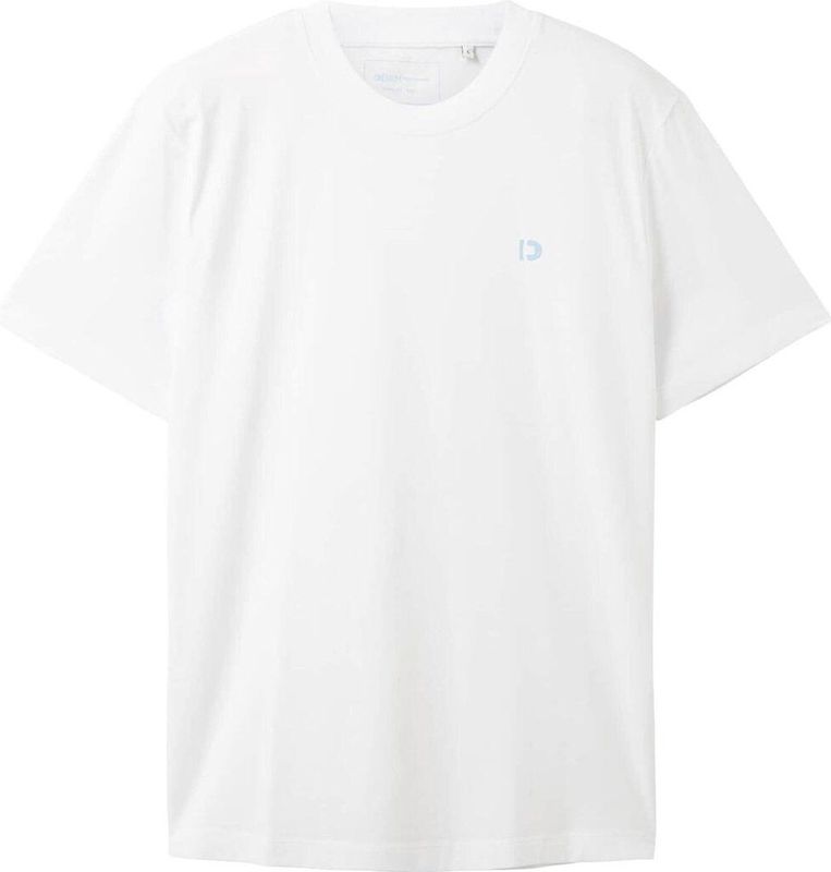 Tom Tailor T-shirt Basis T Shirt 1037655xx12 20000 Mannen