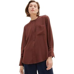 TOM TAILOR Damesblouse, 32404 - Raisin Melange, 36