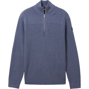 TOM TAILOR structured knit troyer Heren Trui