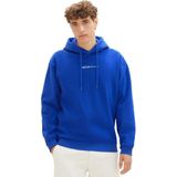 TOM TAILOR - 14531 - Hoodie - Shiny Royal - Heren