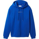 TOM TAILOR - 14531 - Hoodie - Shiny Royal - Heren
