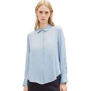 TOM KLEERMAKER basic satijnen blouse voor dames