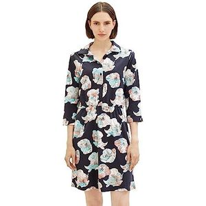 TOM TAILOR Dames jerseyjurk met patroon, 32413-tie Dye Flower Design, 42