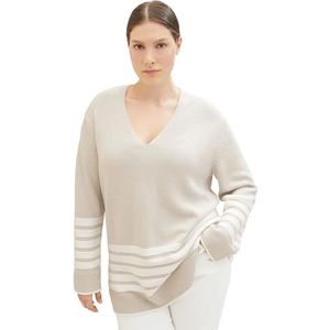 TOM TAILOR 1037760 Sweatshirt voor dames, 32398 - Gemengde grijze wolken