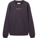 TOM TAILOR - Denim - Sweatshirt - Effen Kleur - Slim Fit, Zachte Sweatstof