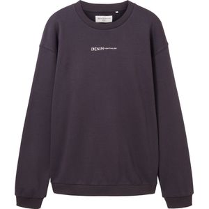 TOM TAILOR - Denim - Sweatshirt - Effen Kleur - Slim Fit, Zachte Sweatstof