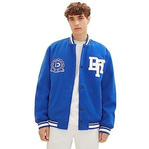 TOM TAILOR - 14531 - College Bomberjack - Glanzend Koningsblauw - Heren