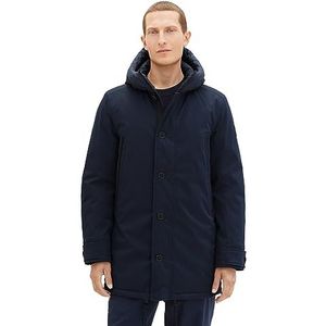 TOM TAILOR Casual winterparka met capuchon voor heren, 10668 - Sky Captain Blue, XXL