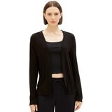 TOM TAILOR - Basic - Zomercardigan - Zwart