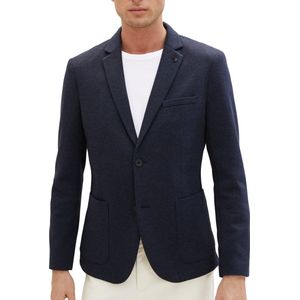 Tom Tailor - Traveler Blazer - Blazer - Blauw - Katoen