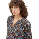 TOM TAILOR Damesjurk, 32370 - Navy Small Tie Dye Floral, 38