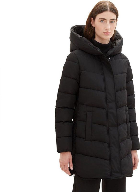Tom Tailor - 1038692 - Winter Puffer Jas - Zwart - 100% Polyester