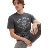 TOM KLEERMAKER - T-shirt - Katoen - Effen Kleur - Logoprint