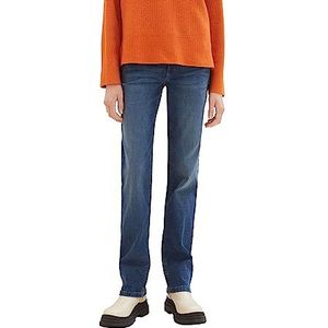 TOM TAILOR Alexa Straight Jeans voor dames, 10152 - Mid Stone Bright Blue Denim, 29W / 32L