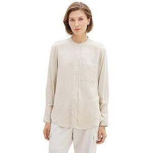 TOM TAILOR Damesblouse, 32398 - Clouds Grey Melange, 38
