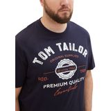TOM KLEERMAKER - T-shirt - Katoen - Met Logoprint - Grote Maten
