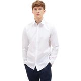 Tom Tailor - 1037435 Overhemd - Blauw - Katoen - Langarm