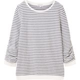 Trui - Gestreept - Polyester-Viscose-Mix - Slim Fit