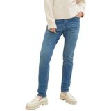 Tom Tailor - Tapered Relaxed - Damesjeans - Blauw - Katoen/Polyester/Elastaan