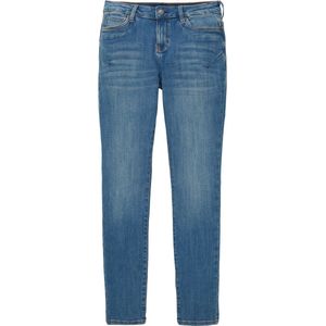 Tom Tailor - Tapered Relaxed - Damesjeans - Blauw - Katoen/Polyester/Elastaan