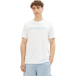 Tom Tailor Denim - 1037653 - T-Shirt - Wit - Slim Fit