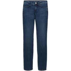 TOM TAILOR Alexa Straight Jeans - Willekeurig Gebleekt Blauw Denim - 5-Pocket-Stijl