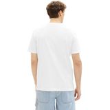 Tom Tailor Denim - 1037653 - T-Shirt - Wit - Slim Fit
